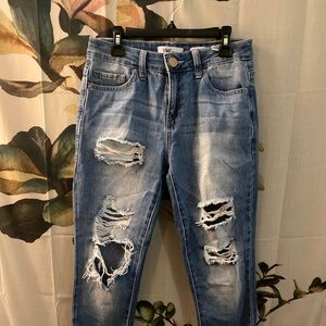 YMI Dream Mid-Rise Ankle Jeans